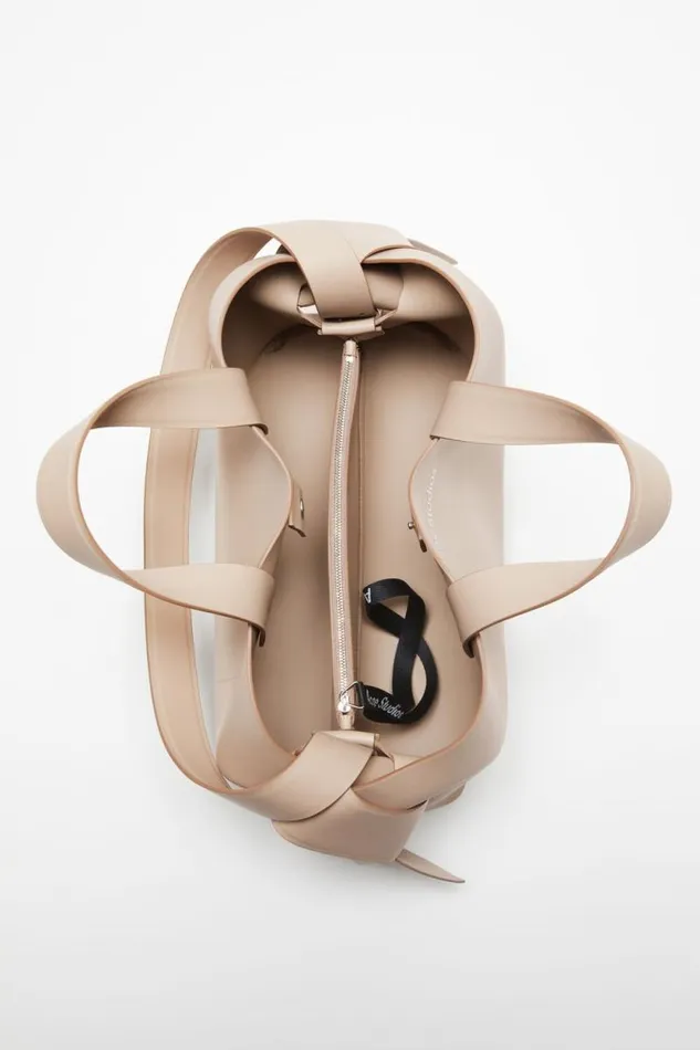 Acne Studios Musubi Midi Tote Taupe Beige Women Bags Acne Studios Musubi Midi Tote Taupe Beige Women Bags