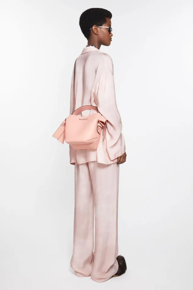 Acne Studios Musubi Mini Shoulder Bag Salmon Pink Men Bags