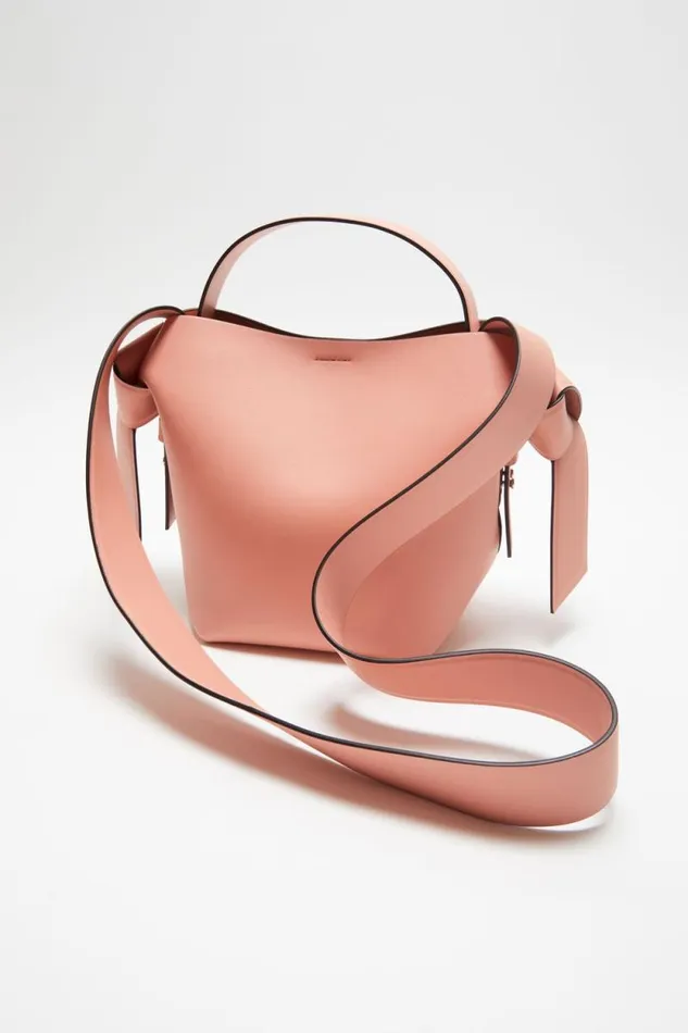 Acne Studios Musubi Mini Shoulder Bag Salmon Pink Men Bags