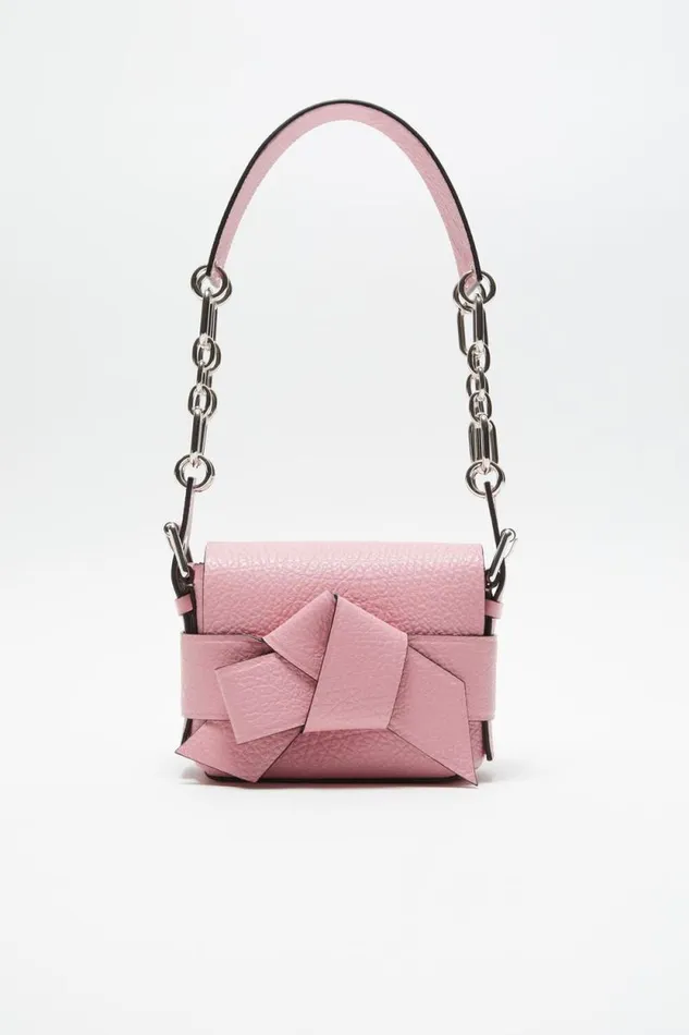 Acne Studios Musubi Shoulder Bag Rose Pink Women Bags