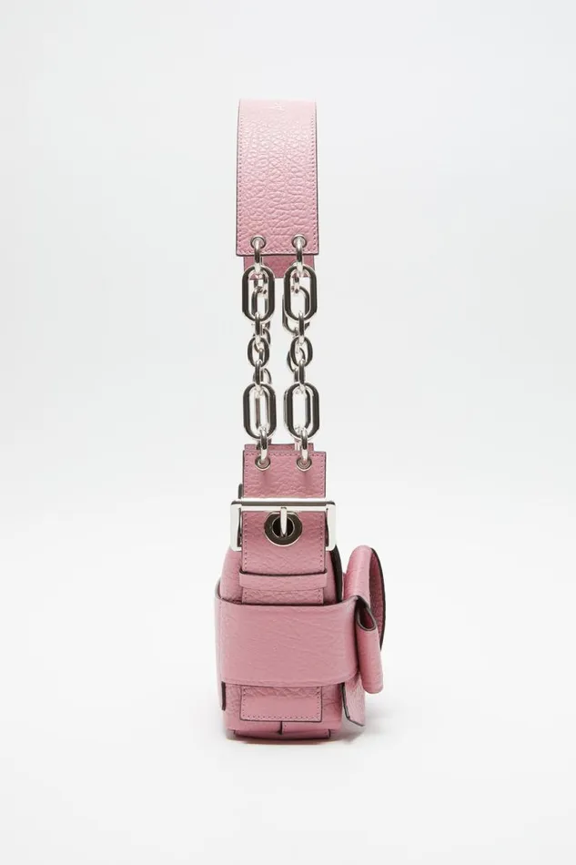 Acne Studios Musubi Shoulder Bag Rose Pink Women Bags