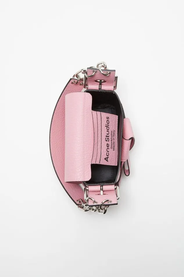 Acne Studios Musubi Shoulder Bag Rose Pink Women Bags