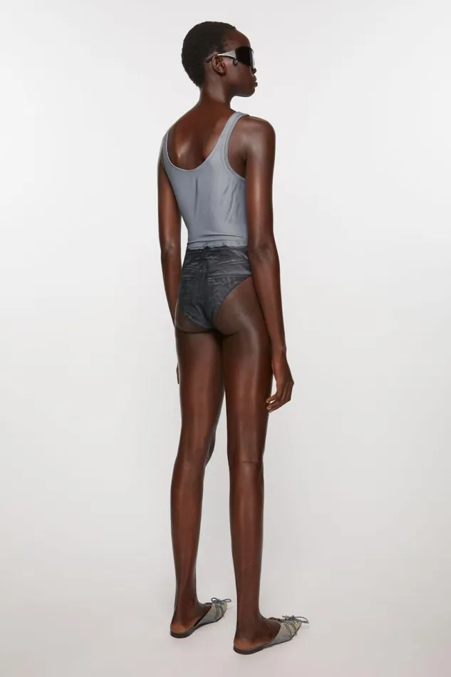 Acne Studios Printed Swimsuit Black Multicolor Women Shorts Acne Studios Printed Swimsuit Black Multicolor Women Shorts