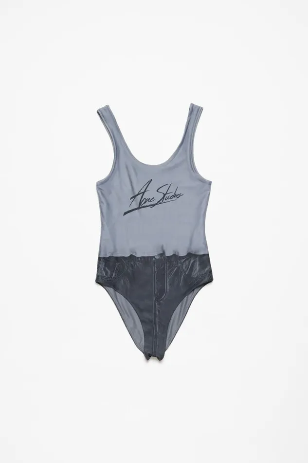 Acne Studios Printed Swimsuit Black Multicolor Women Shorts Acne Studios Printed Swimsuit Black Multicolor Women Shorts