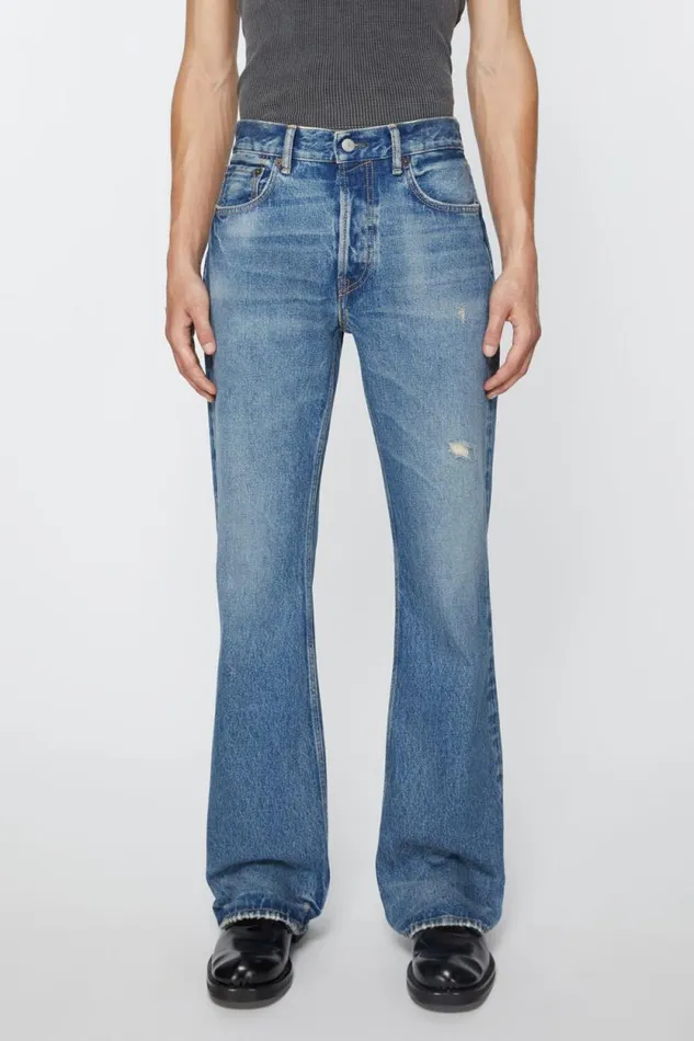 Acne Studios Regular Fit Jeans 8211 1992 Mid Blue Men Jeans