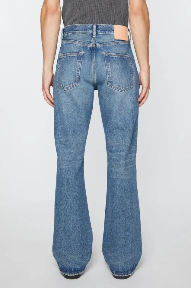 Acne Studios Regular Fit Jeans 8211 1992 Mid Blue Men Jeans Acne Studios Regular Fit Jeans 8211 1992 Mid Blue Men Jeans