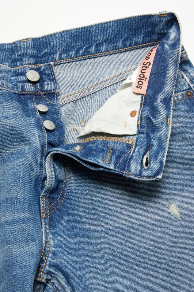 Acne Studios Regular Fit Jeans 8211 1992 Mid Blue Men Jeans Acne Studios Regular Fit Jeans 8211 1992 Mid Blue Men Jeans