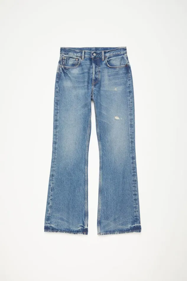 Acne Studios Regular Fit Jeans 8211 1992 Mid Blue Men Jeans Acne Studios Regular Fit Jeans 8211 1992 Mid Blue Men Jeans
