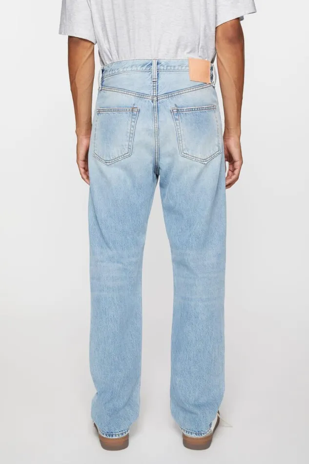 Acne Studios Relaxed Fit Jeans 8211 2003 Light Blue Men Jeans Acne Studios Relaxed Fit Jeans 8211 2003 Light Blue Men Jeans