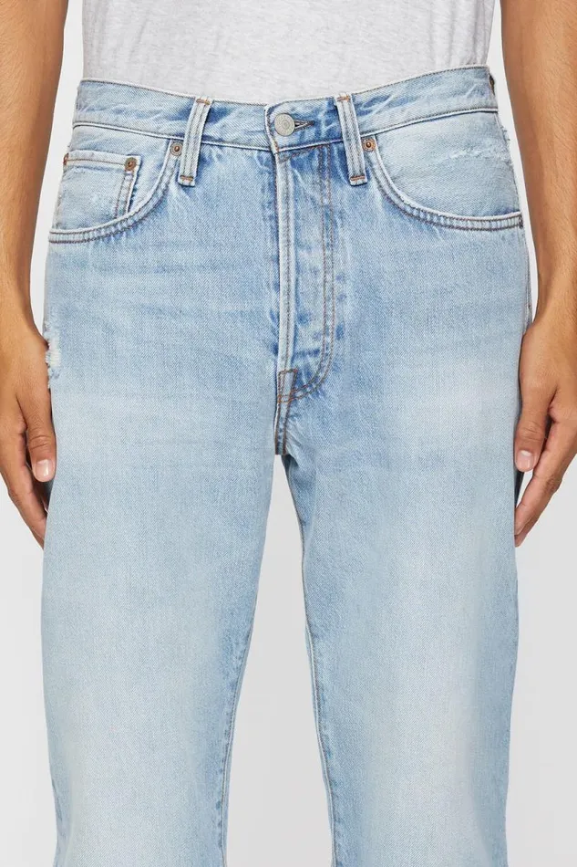 Acne Studios Relaxed Fit Jeans 8211 2003 Light Blue Men Jeans Acne Studios Relaxed Fit Jeans 8211 2003 Light Blue Men Jeans