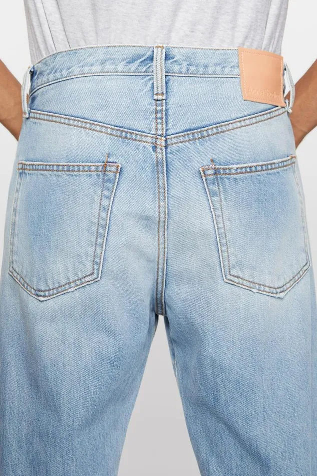 Acne Studios Relaxed Fit Jeans 8211 2003 Light Blue Men Jeans Acne Studios Relaxed Fit Jeans 8211 2003 Light Blue Men Jeans