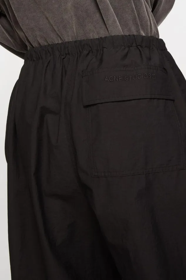 Acne Studios Relaxed Fit Trousers Black Women Trousers Acne Studios Relaxed Fit Trousers Black Women Trousers