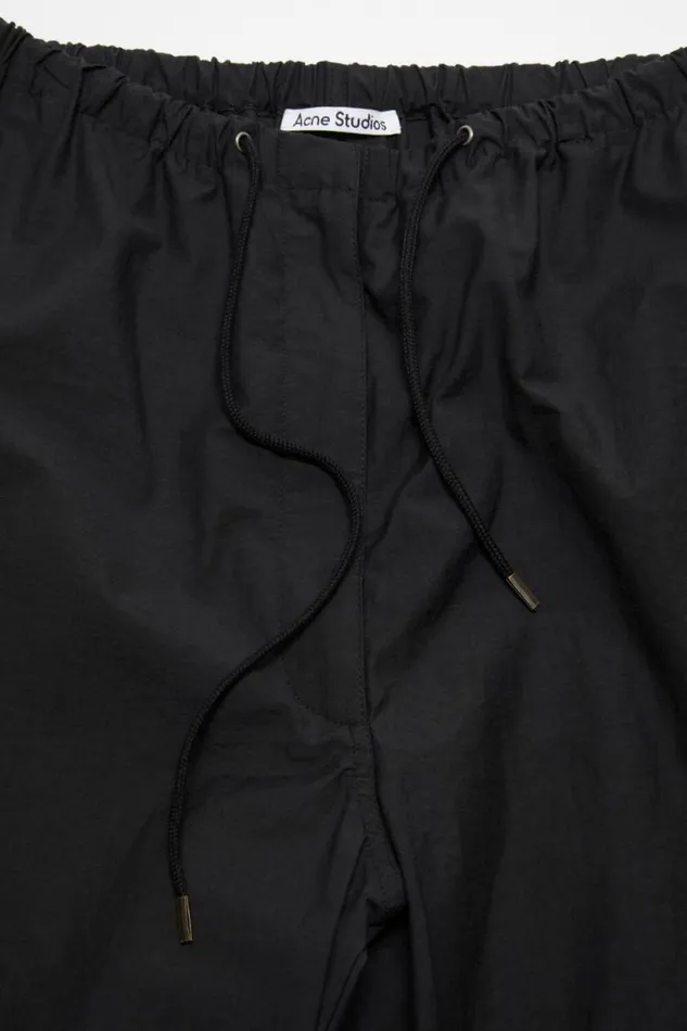 Acne Studios Relaxed Fit Trousers Black Women Trousers Acne Studios Relaxed Fit Trousers Black Women Trousers