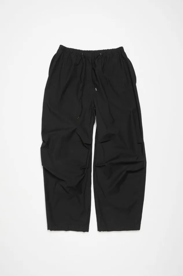 Acne Studios Relaxed Fit Trousers Black Women Trousers Acne Studios Relaxed Fit Trousers Black Women Trousers