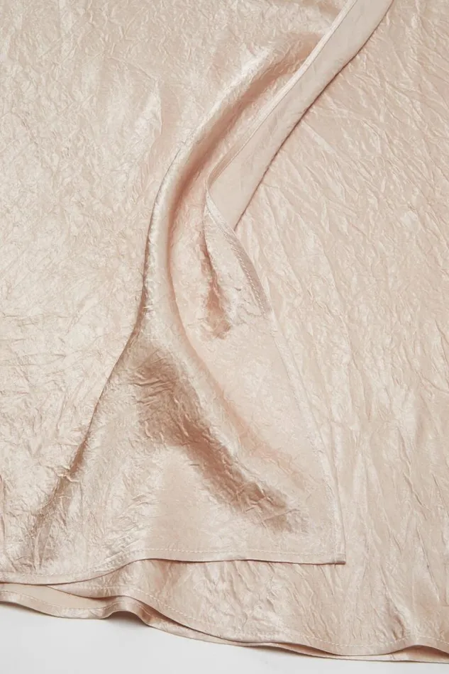 Acne Studios Satin Wrap Skirt Shell Beige Women Skirts Acne Studios Satin Wrap Skirt Shell Beige Women Skirts