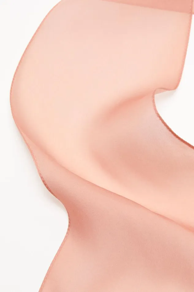 Acne Studios Silk Scarf Rose Pink Women Scarves Acne Studios Silk Scarf Rose Pink Women Scarves