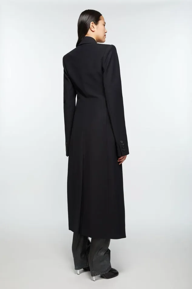 Acne Studios Singlebreasted Coat Black Women Outerwear Acne Studios Singlebreasted Coat Black Women Outerwear