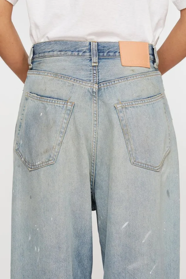 Acne Studios Super Baggy Fit Jeans 8211 2023F Light Blue Women Jeans Acne Studios Super Baggy Fit Jeans 8211 2023F Light Blue Women Jeans