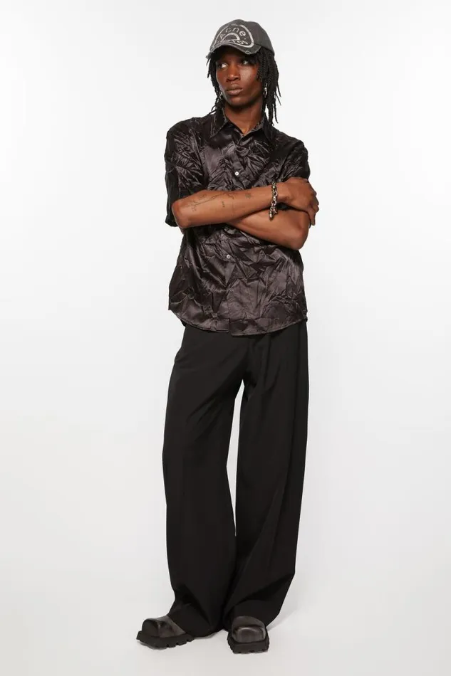 Acne Studios Tailored Trousers Black Men Trousers