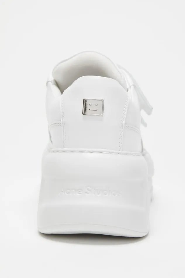Acne Studios Velcro Strap Platform Sneakers Optic Whiteoptic White Women Face Collection Acne Studios Velcro Strap Platform Sneakers Optic Whiteoptic White Women Face Collection