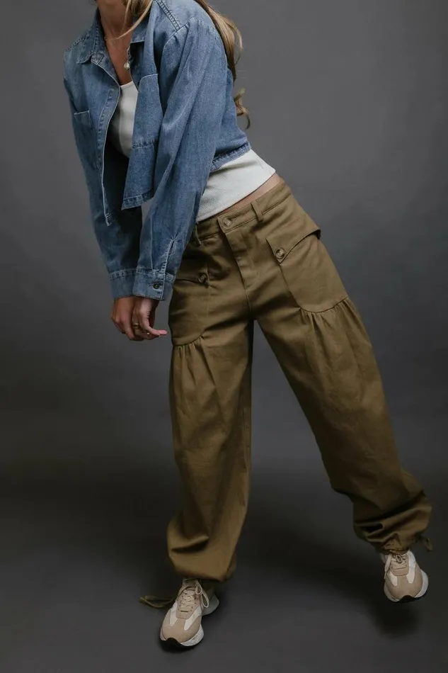Adalynn Pants In Olive Olive Women Bohme Pants
