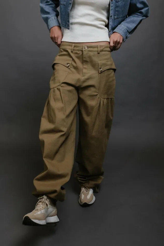 Adalynn Pants In Olive Olive Women Bohme Pants