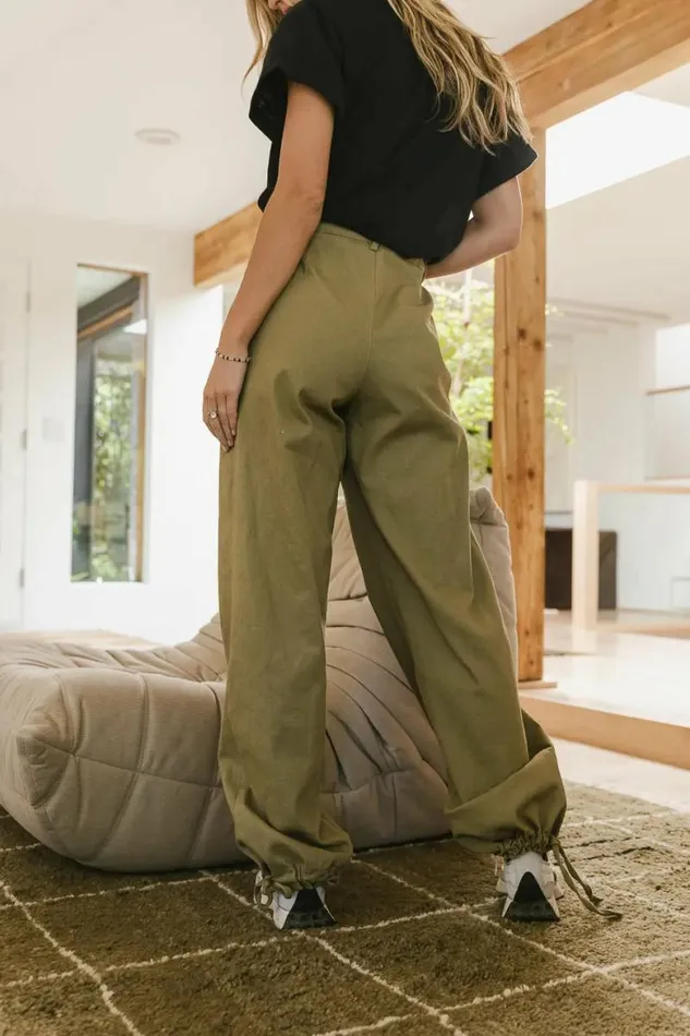 Adalynn Pants In Olive Olive Women Bohme Pants