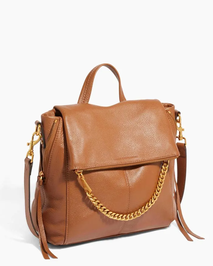 Aimee Kestenberg Backpacks Women No BS Convertible Backpack Chestnut Brown