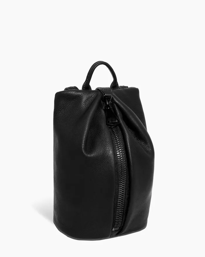 Aimee Kestenberg Backpacks Women Tamitha Mini Backpack Black With Shiny Black