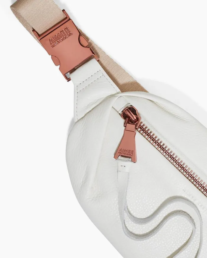 Aimee Kestenberg Bum Bags and Belt Bags Women Milan Bum Bag Vanilla Ice With Chocolate Rose Gold