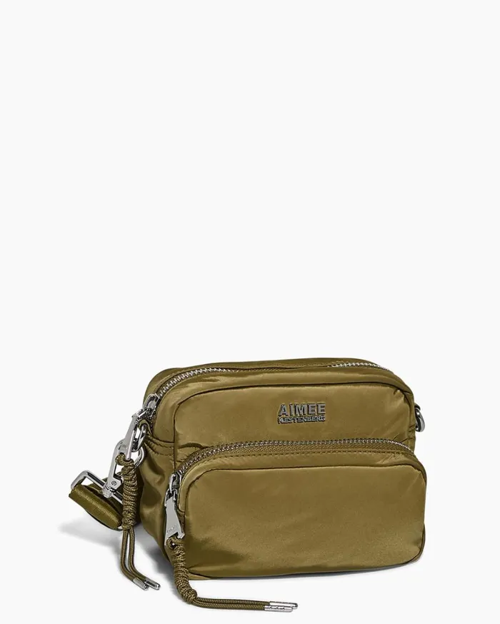 Aimee Kestenberg Crossbody Bags Women Nylon Camera Crossbody Soft Olive