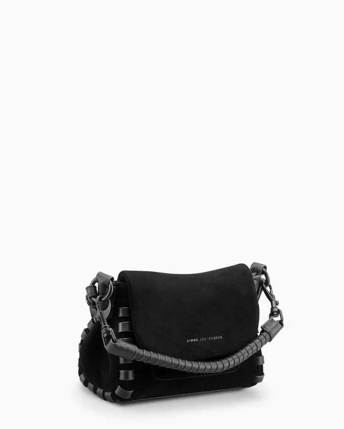 Aimee Kestenberg Crossbody Bags Women Zen Mini Crossbody Black Suede