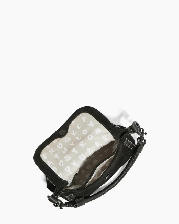 Aimee Kestenberg Crossbody Bags Women Zen Mini Crossbody Black Suede