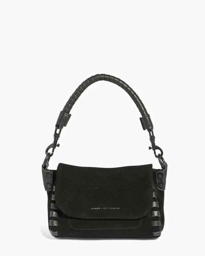 Aimee Kestenberg Crossbody Bags Women Zen Mini Crossbody Black Suede