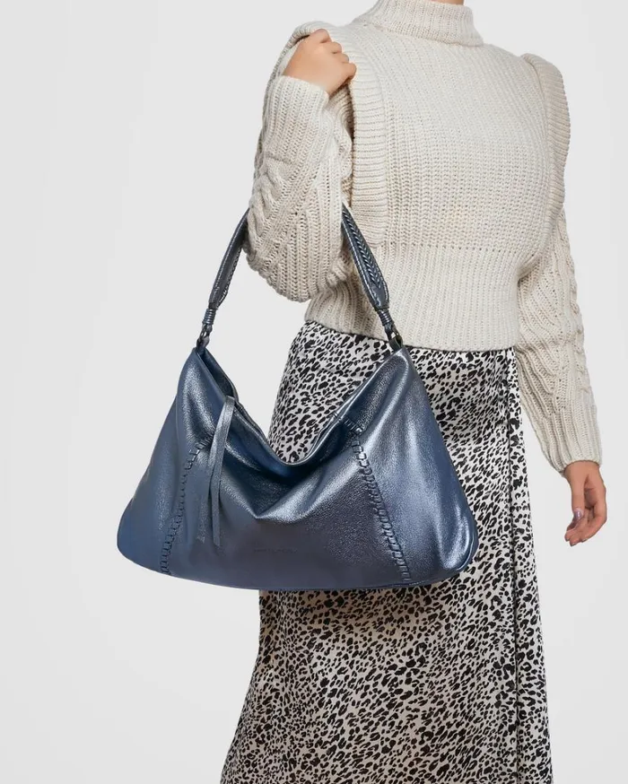 Aimee Kestenberg Hobos Women All For Love Hobo Powder Blue Metallic
