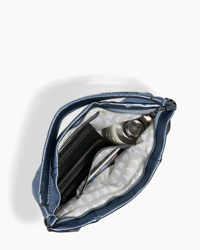 Aimee Kestenberg Hobos Women All For Love Hobo Powder Blue Metallic