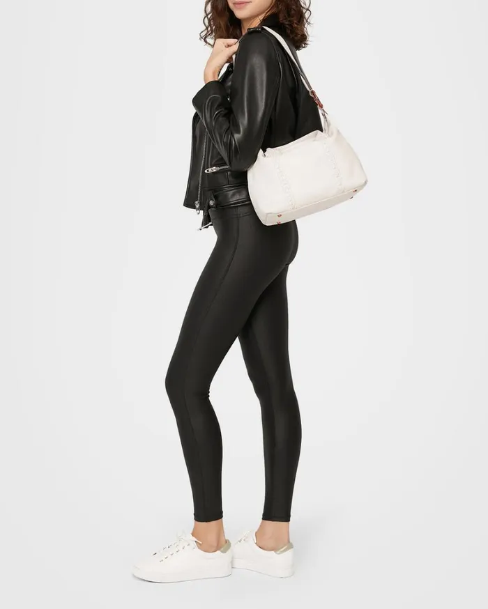 Aimee Kestenberg Satchels Women Hudson Mini Satchel Vanilla Ice With Chocolate Rose Gold
