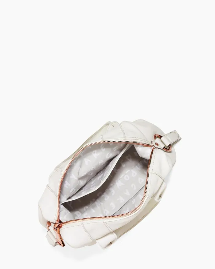 Aimee Kestenberg Satchels Women Hudson Mini Satchel Vanilla Ice With Chocolate Rose Gold
