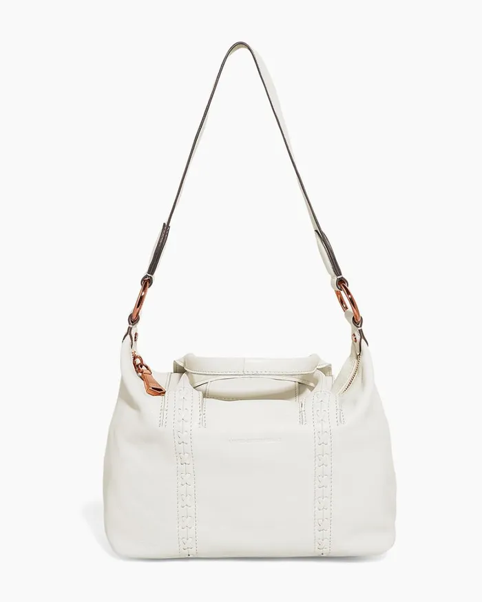 Aimee Kestenberg Satchels Women Hudson Mini Satchel Vanilla Ice With Chocolate Rose Gold