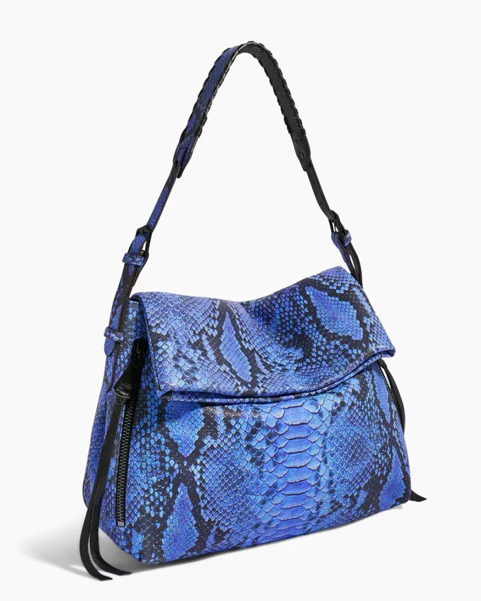 Aimee Kestenberg Shoulder Bags Women Bali Hobo Blue Cobra