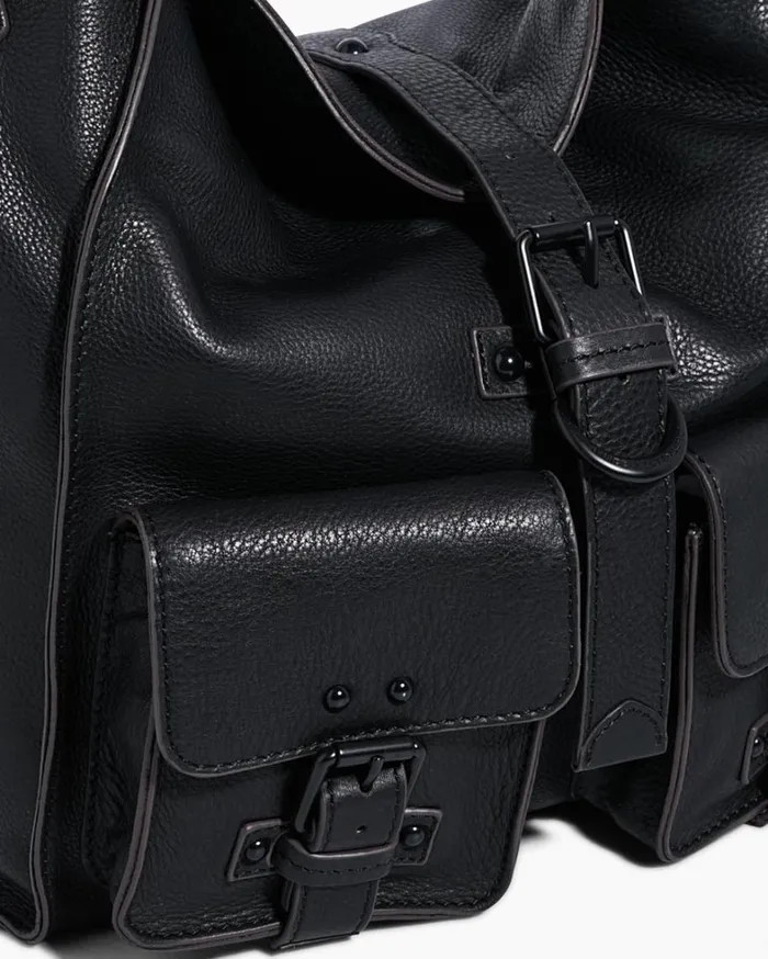 Aimee Kestenberg Shoulder Bags Women SaddleUp Hobo Black With Shiny Black
