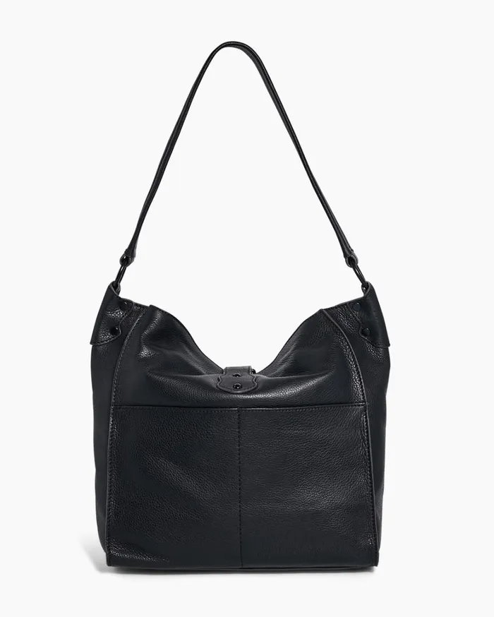 Aimee Kestenberg Shoulder Bags Women SaddleUp Hobo Black With Shiny Black