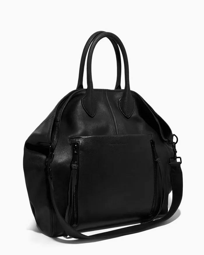Aimee Kestenberg Tote Bags Women Let039s Ride Large Convertible Tote Black With Shiny Black