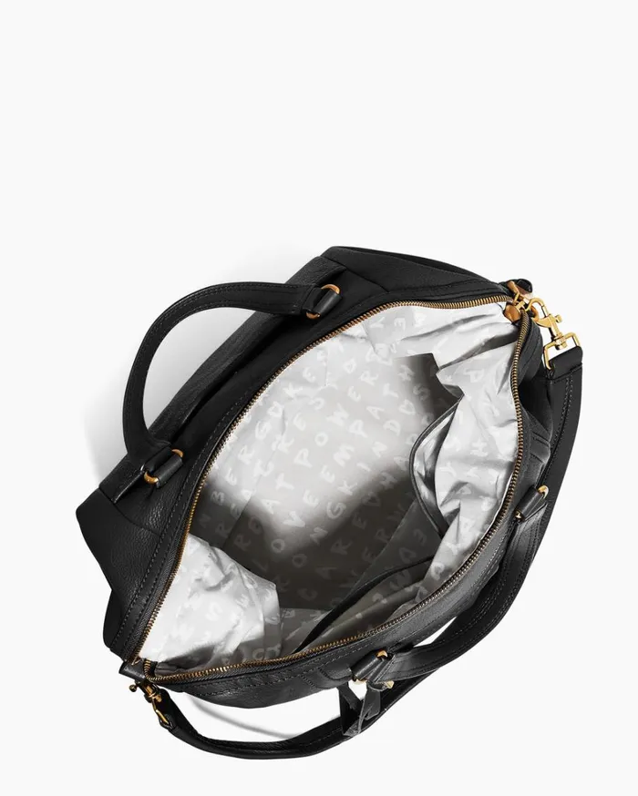 Aimee Kestenberg Tote Bags Women Worth It Expandable Tote Black With 14k Yellow Gold