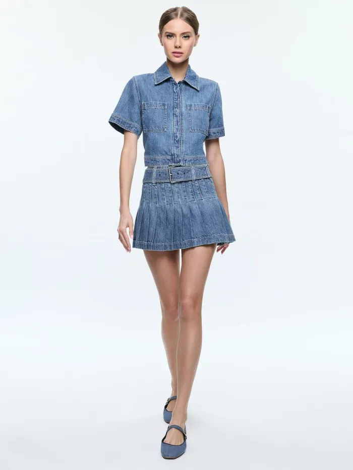 Alice Olivia Avery Blue Women Matching Sets