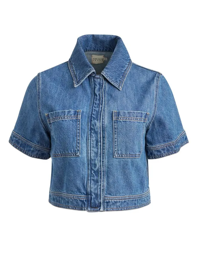 Alice Olivia Avery Blue Women Matching Sets