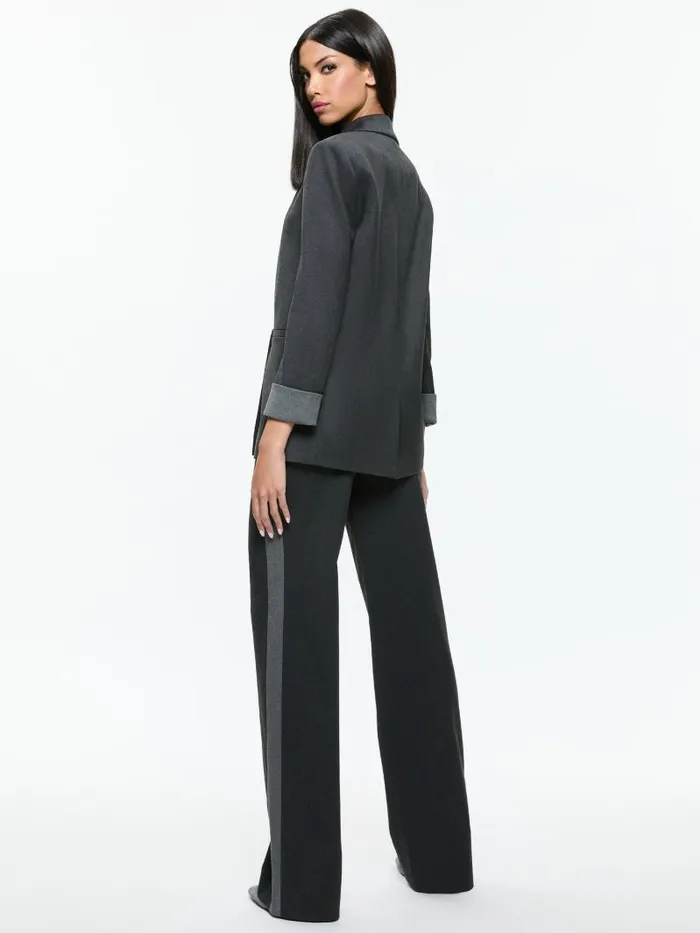 Alice Olivia Charcoal Grey Melange Women Matching Sets