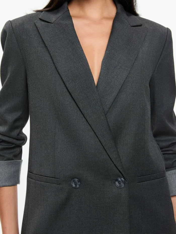 Alice Olivia Charcoal Grey Melange Women Matching Sets