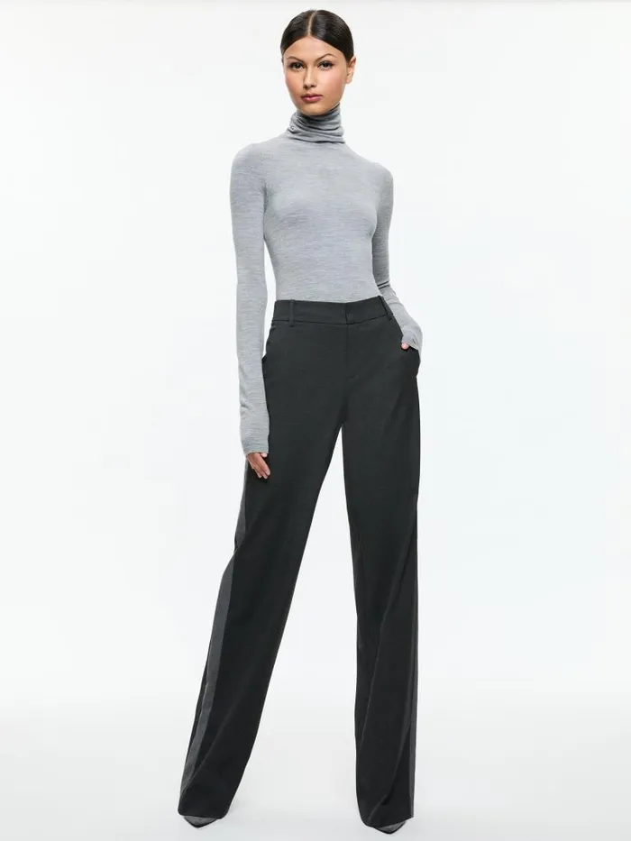 Alice Olivia Charcoal Grey Melange Women Matching Sets