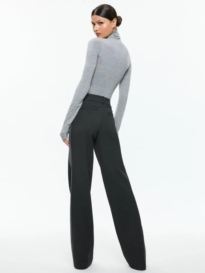 Alice Olivia Charcoal Grey Melange Women Matching Sets